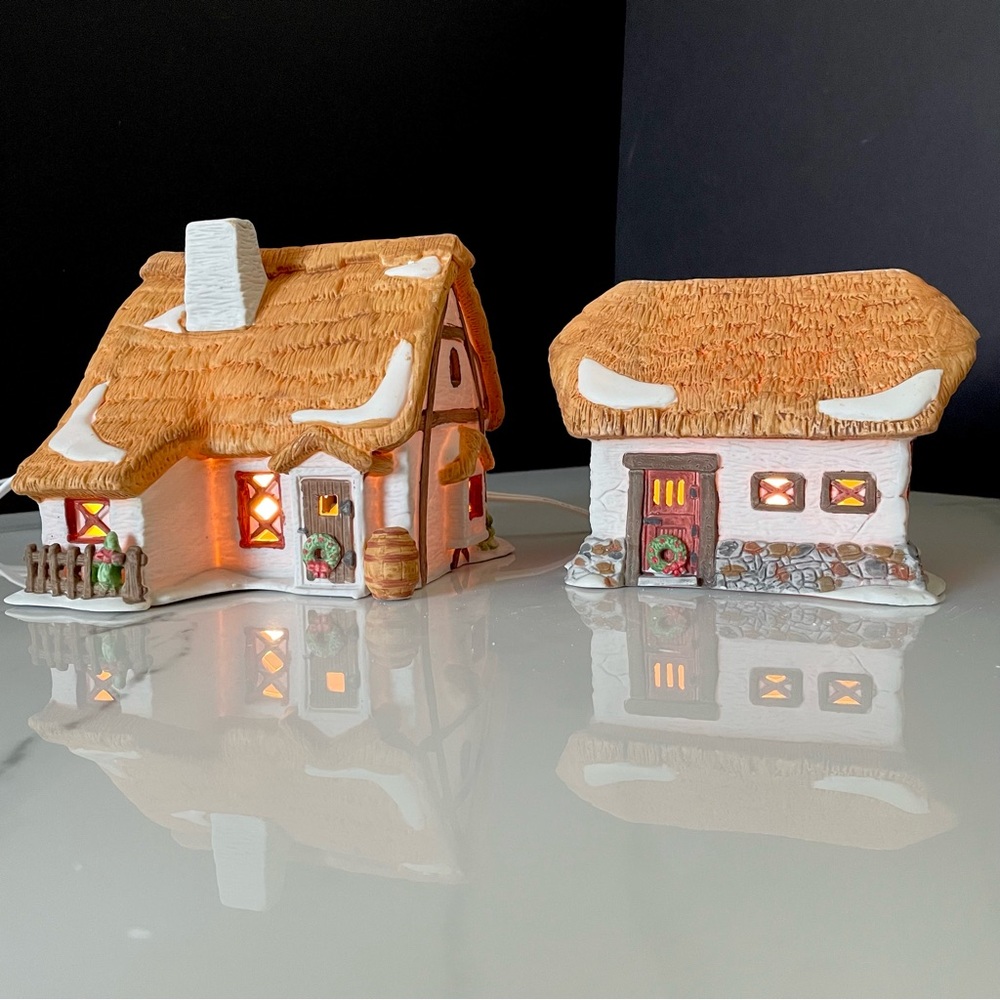 "Barley Bree Farmhouse & Barn" Dickens Snow Village by Dept. 56